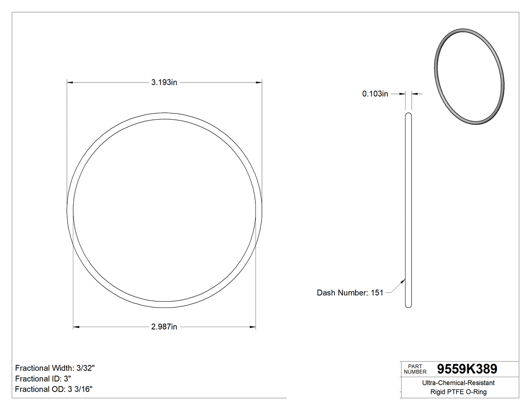 Technical drawing - 9559K389